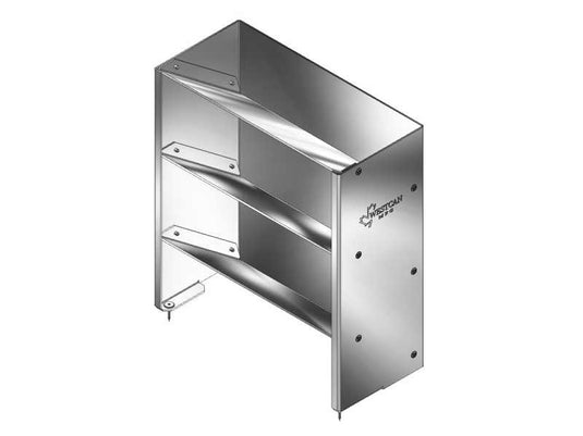 3-Place Literature Storage Kit, 13-1/4"L x 6-3/4"D x 15"H