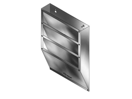 4-Place Literature Storage Kit, 13-3/4"L x 3-1/4"D x 20"H