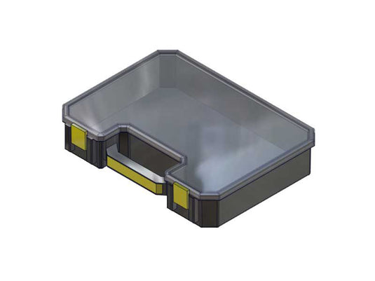 Single Parts Tote, 17-3/8"L x 13-1/4"D x 3-1/2"H