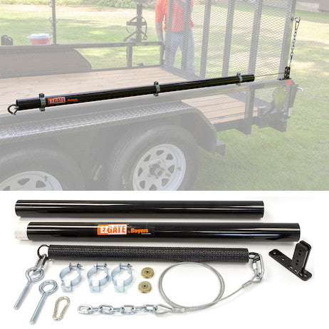 Load image into Gallery viewer, EZ Gate® Tailgate Assist for Open Landscape Trailers
