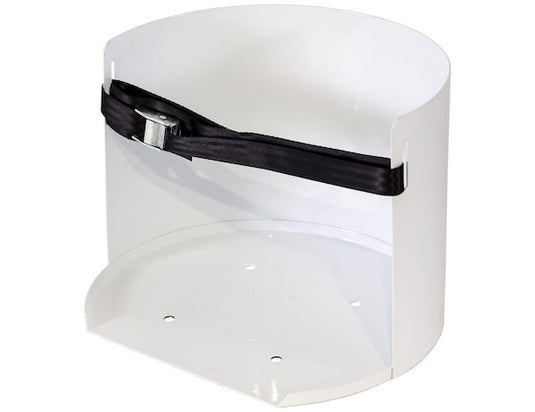 White Steel 5 Gallon Water Cooler Mount