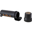 Load image into Gallery viewer, Black Poly Cylinder Document Holder 2 Inch Diameter
