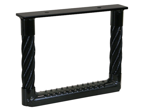 Load image into Gallery viewer, Black Powder Coated Cable Type Truck Step - 9 x 12 x 1.38 Inch Deep
