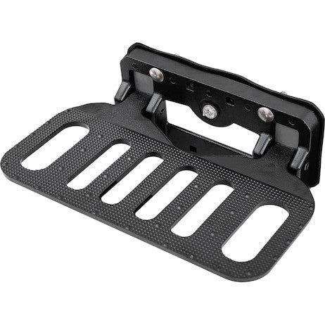 Bolt-On Aluminum Black Powder-Coated Folding Step