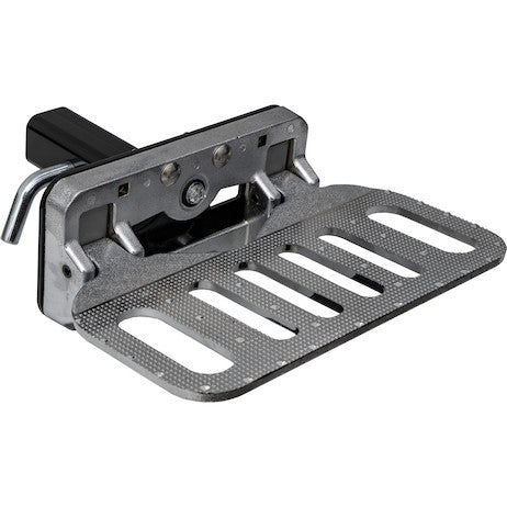 Load image into Gallery viewer, Aluminum Chrome Plated Folding Step with 2 Inch Hitch Receiver

