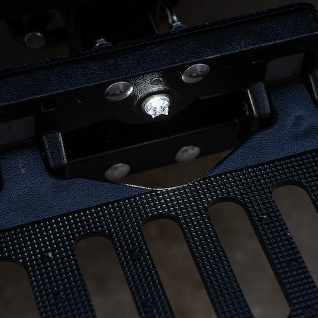 Load image into Gallery viewer, Aluminum Black Powder Coated Folding Step with 2 Inch Hitch Receiver
