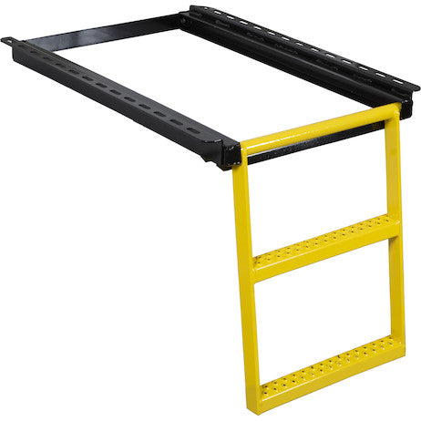 2-Rung Yellow Retractable Truck Step