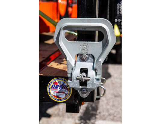 Safety Folding Foot/Grab Step - Zinc Finish
