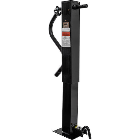 12 Inch Heavy-Duty Side Pin 4 Inch Square Jack with Handle, Packaged