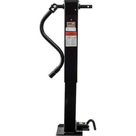 12 Inch Heavy-Duty Side Pin 4 Inch Square Jack with Handle, Packaged