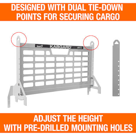 Load image into Gallery viewer, 54-inch Gloss White Kabgard® with mounting kit for Dual-Wheel Service Bodies
