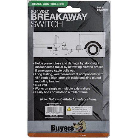 Breakaway Switch With 48 Inch Prewired Cable Loop