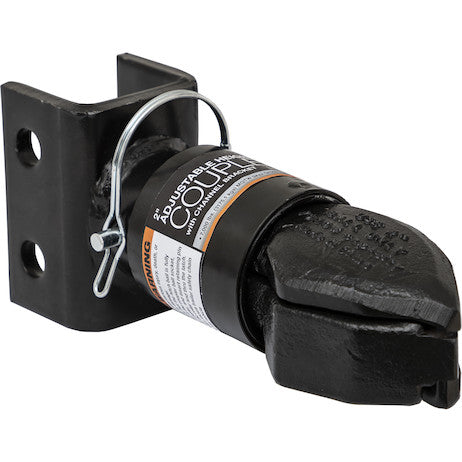 Load image into Gallery viewer, 2in. Adjustable Channel Mount Cast Steel Coupler
