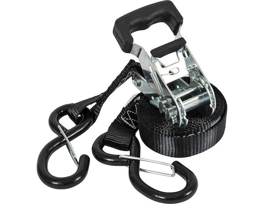 14 Foot Heavy Duty Ratchet Tie Down - 4 Pack