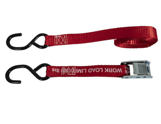 10 Foot Light Duty Cambuckle Tie Down - 4 Pack