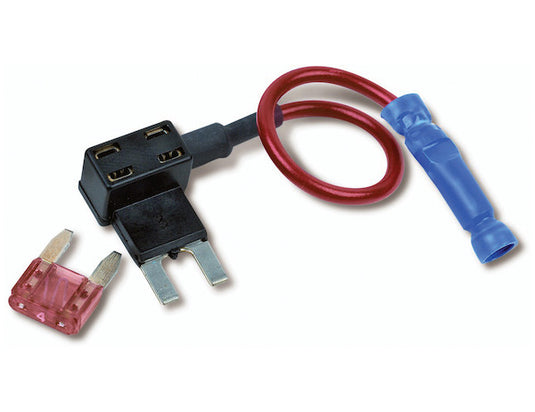 ATM Type Low Profile Dual Fuse Holder 10 Amp Main 5 Amp Added