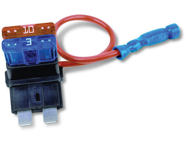 Load image into Gallery viewer, ATO/ATC Dual Fuse Holder 10 Amp Main 5 Amp Added
