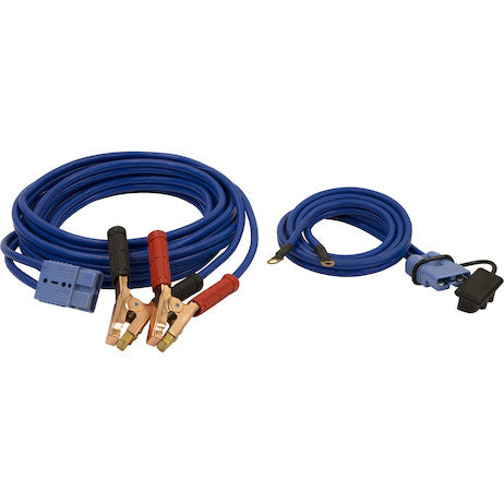 Load image into Gallery viewer, 28 Foot Long Booster Cables With Blue Quick Connect - 600 Amp
