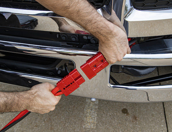 Load image into Gallery viewer, 32.5 Foot Long Booster Cables with Red Quick Connect - 800 Amp
