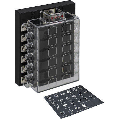 6-Way Fuse Box with Cover