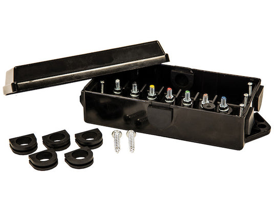 Polypropylene Electrical Junction Box With 7 Terminals
