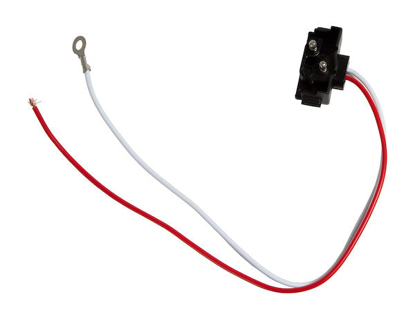 Load image into Gallery viewer, DOT Light Plug 3-Pin Straight Male With 2 Blunt Cut Ends And #10 Ring On Ground
