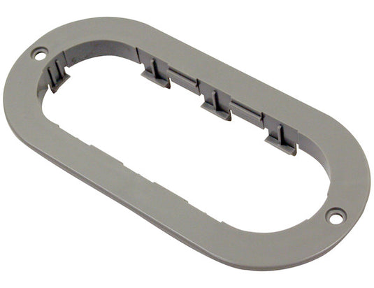 STBD FLANGE,SECURITY LT,REC,6.5in OVAL,