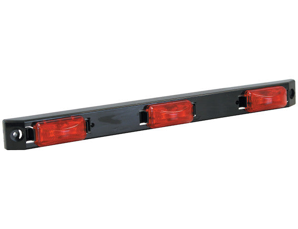 Load image into Gallery viewer, 17 Inch Red Polycarbonate ID Bar Light With 9 LED
