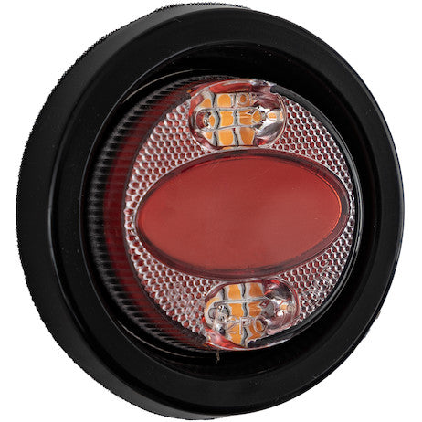 Load image into Gallery viewer, 2 Inch Marker Strobe Combo Light - Amber/Red
