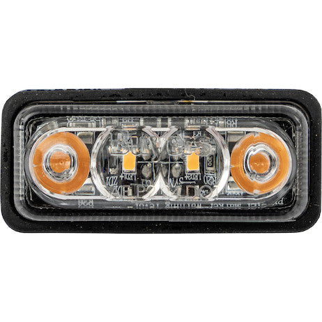 Load image into Gallery viewer, 2 Inch Rectangular Combination Marker-Strobe Light - Amber/Amber

