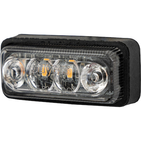 2 Inch Rectangular Combination Marker-Strobe Light - Amber/Amber