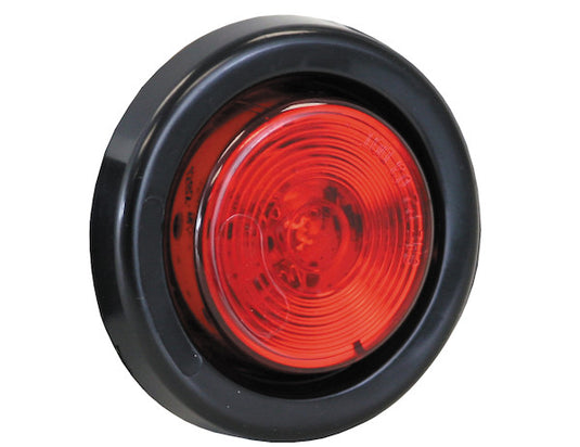 2 Inch Red Round Marker/Clearance Light With 1 LED