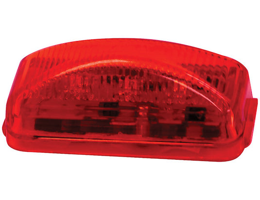 2.5 Inch Amber Surface Mount/Marker Clearance Light Kit with 3 LEDs (PL-10 Connection, Includes Bracket and Plug)