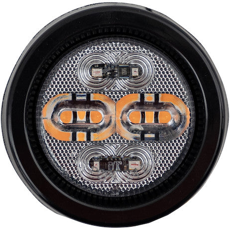 Load image into Gallery viewer, 2-Inch Class 1 Marker Strobe Combo Light - Red/Amber

