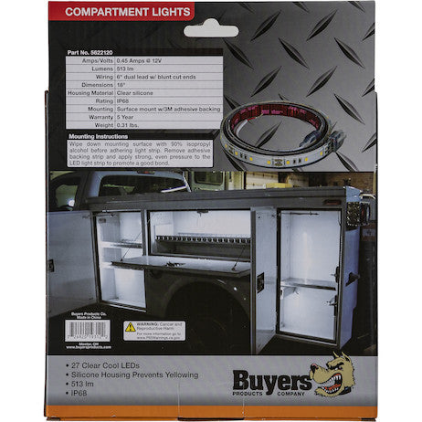 Load image into Gallery viewer, 18 Inch LED Silicone Strip Light - Clear and Cool
