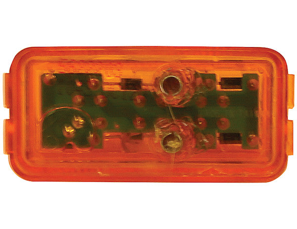 Load image into Gallery viewer, 2.5 Inch Amber Surface Mount Marker Light With 3 LED
