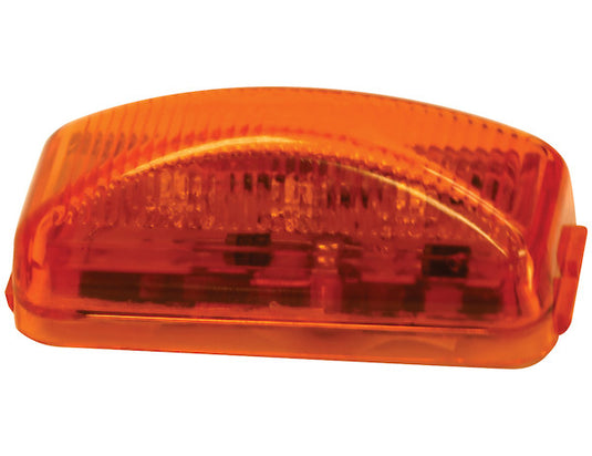 2.5 Inch Clear Surface Mount Marker Light With 3 LED