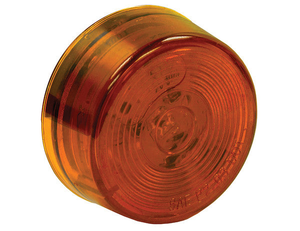 Load image into Gallery viewer, 2 Inch Amber Round Marker/Clearance Light With 1 LED
