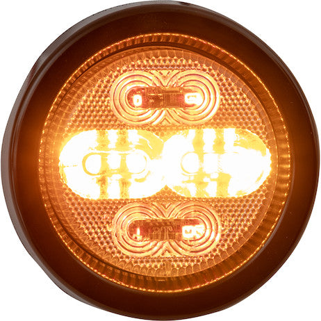 2.5-Inch Class 1 Marker Strobe Combo Light - Red/Amber