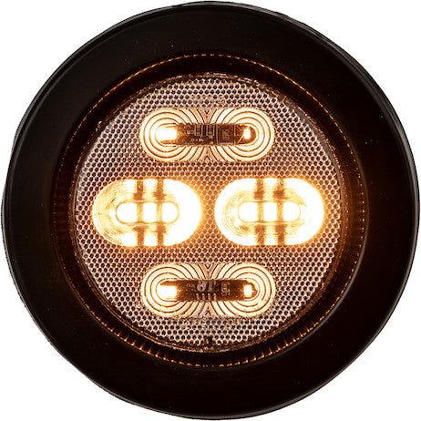 Load image into Gallery viewer, 2.5-Inch Class 1 Marker Strobe Combo Light - Amber/Amber
