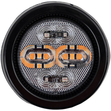 Load image into Gallery viewer, 2.5-Inch Class 1 Marker Strobe Combo Light - Amber/Amber
