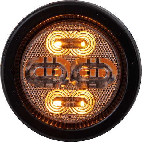2.5-Inch Class 1 Marker Strobe Combo Light - Amber/Amber