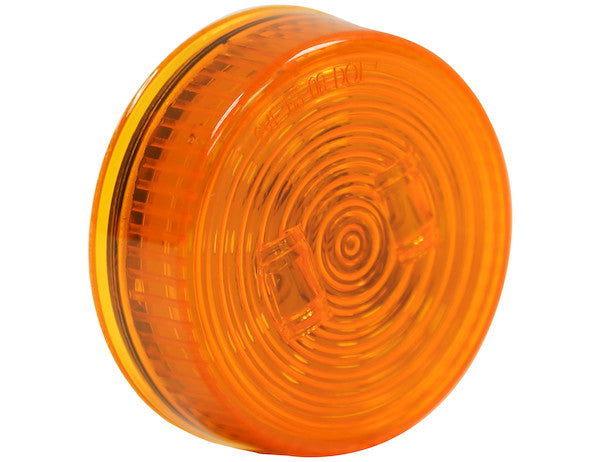 Load image into Gallery viewer, 2.5 Inch Amber Round Marker/Clearance Light With 2 LED
