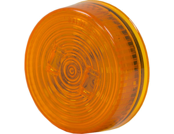 Load image into Gallery viewer, 2.5 Inch Amber Round Marker/Clearance Light With 2 LED
