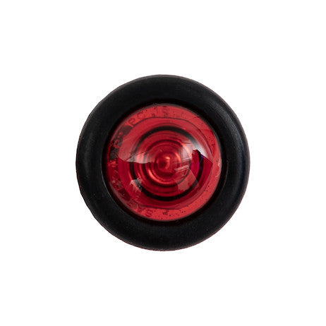 Load image into Gallery viewer, .75 Inch Round Marker Clearance Lights - 1 LED Red With Stripped Leads - 10 Pack
