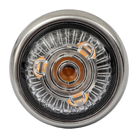 Load image into Gallery viewer, 1 Inch Round Combination Marker-Strobe - Amber/Amber
