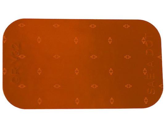 3.5 Inch Amber Rectangular DOT Stick-On Reflectors - 500 Per Roll