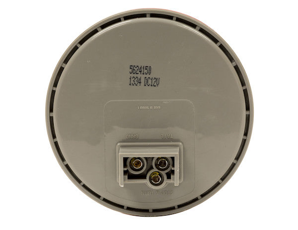 Load image into Gallery viewer, 4 Inch Red Round Stop/Turn/Tail Light With 10 LED With AMP-Style Connection
