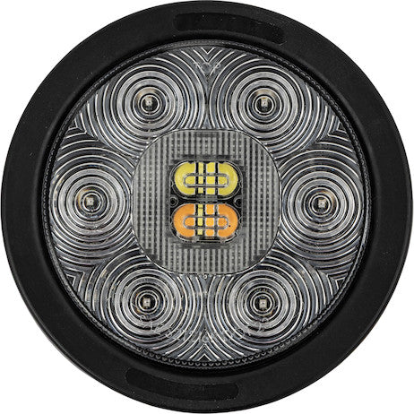 4 Inch Combination LED Stop/Turn/Tail, Backup, and Amber/Clear Strobe Light with 23 LEDs
