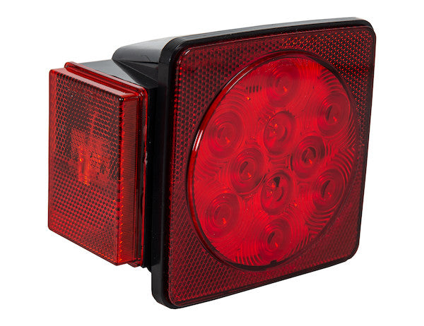 Load image into Gallery viewer, Passenger Side 5 Inch Box-Style LED Stop/Turn/Tail Light for Trailers Under 80 Inches Wide
